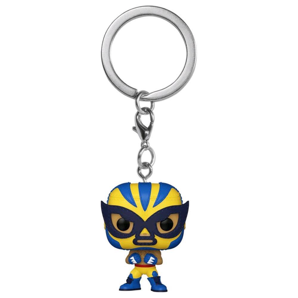 Funko Pop! Marvel Luch Libre Edition El Animal Indestructible Wolverine Figure Keychain
