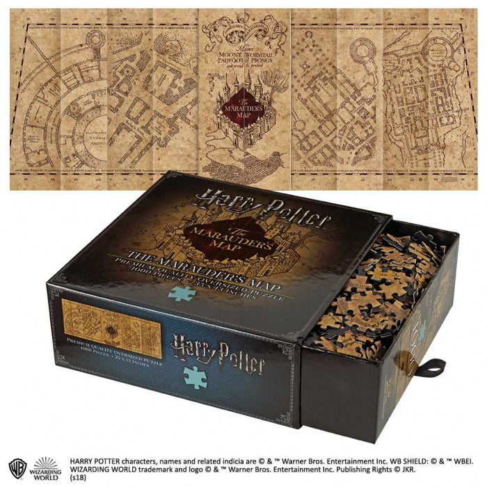 Harry Potter Noble Collection Marauders Map 1000pc Jigsaw Puzzle