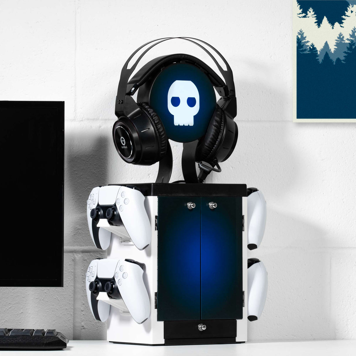 Numskull White Gaming Locker