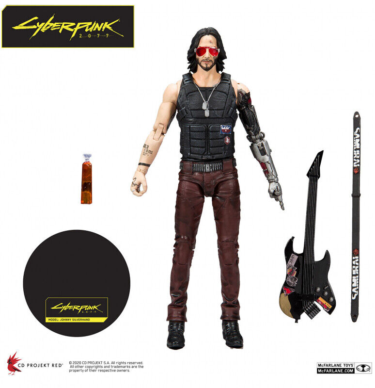 Cyberpunk 2077 - Johnny Silverhand 7" Action Figure by McFarlane Toys