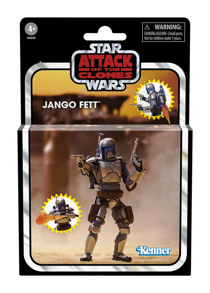 Star Wars Episode II Attack of the Clones Jango Fett 10cm Vintage Collection Action Figure