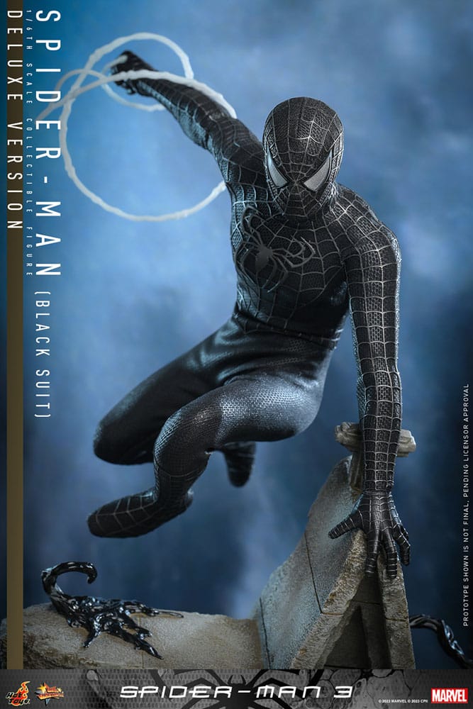 Marvel Spider-Man 3 Spider-Man (Black Suit) (Deluxe Version) 30cm 1/6 Scale Movie Masterpiece Action Figure