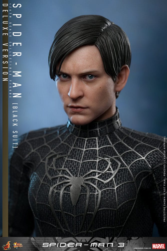 Marvel Spider-Man 3 Spider-Man (Black Suit) (Deluxe Version) 30cm 1/6 Scale Movie Masterpiece Action Figure