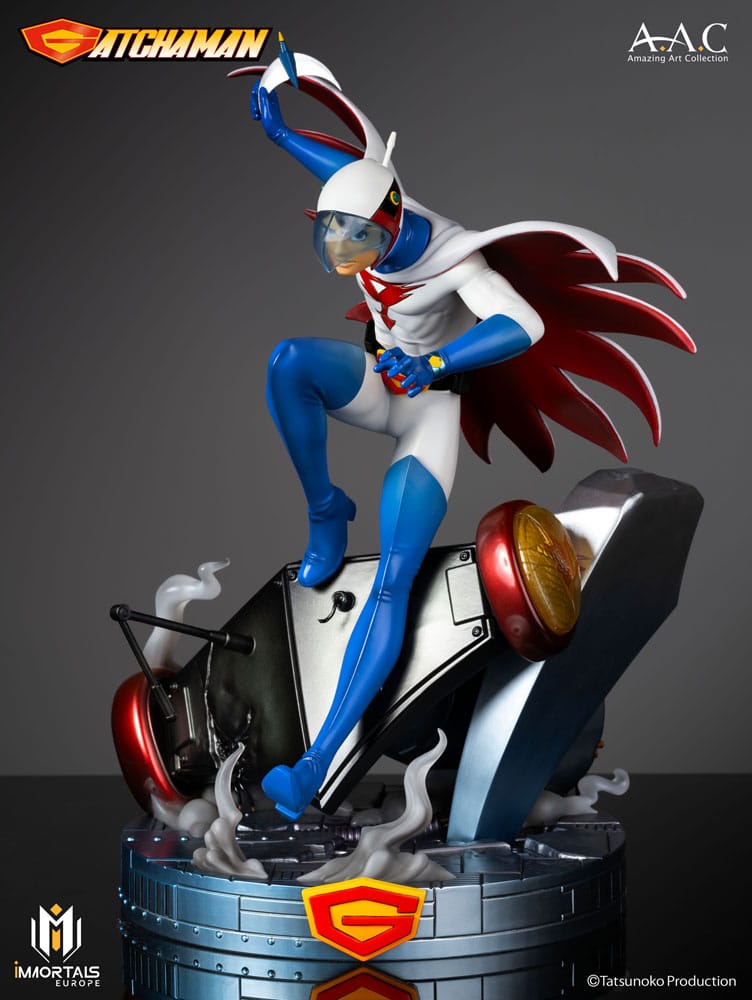 Gatchaman Ken the Eagle, The Leader of the Science Ninja Team 34cm Amazing Art Collection Statue