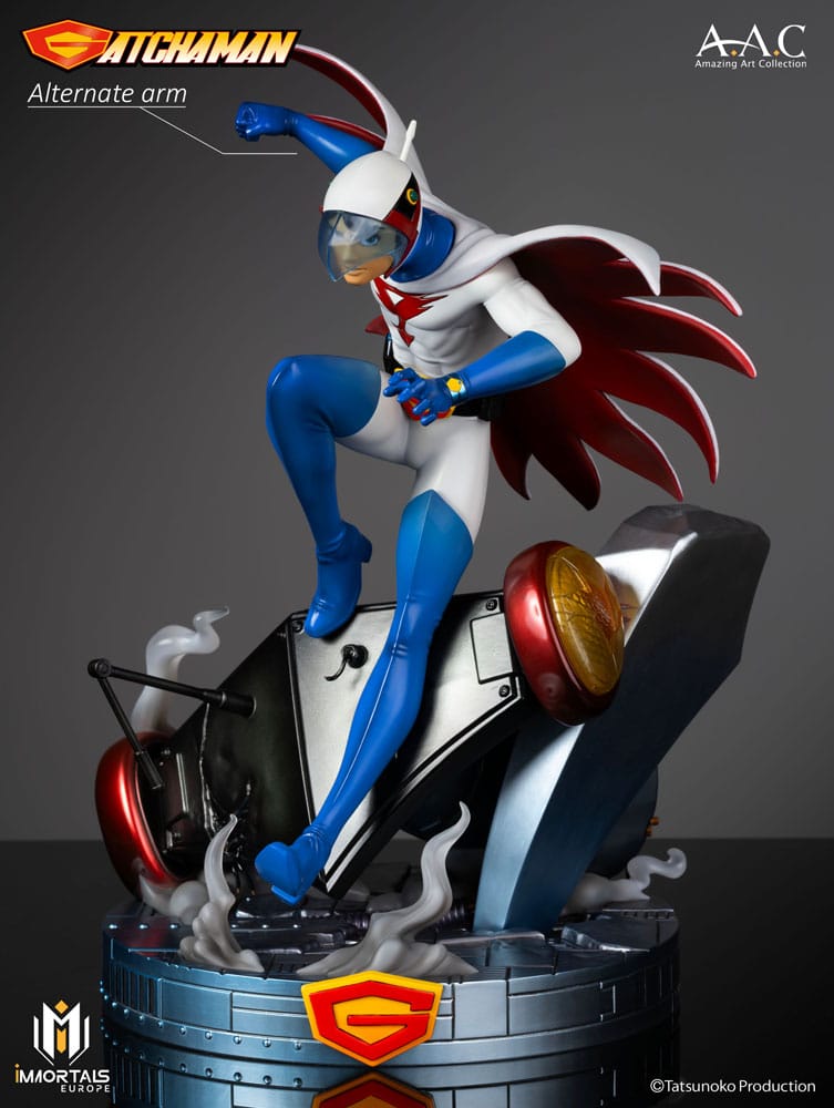 Gatchaman Ken the Eagle, The Leader of the Science Ninja Team 34cm Amazing Art Collection Statue