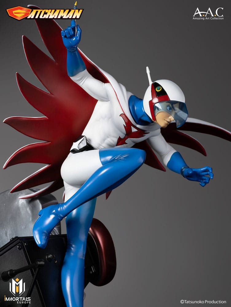 Gatchaman Ken the Eagle, The Leader of the Science Ninja Team 34cm Amazing Art Collection Statue