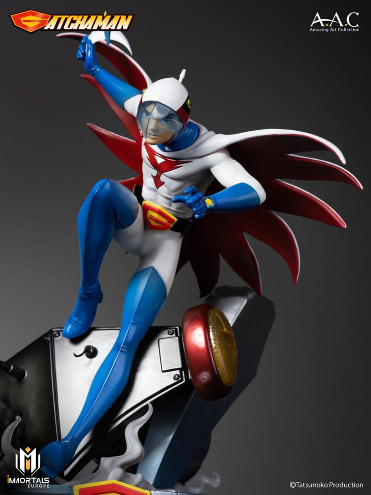 Gatchaman Ken the Eagle, The Leader of the Science Ninja Team 34cm Amazing Art Collection Statue