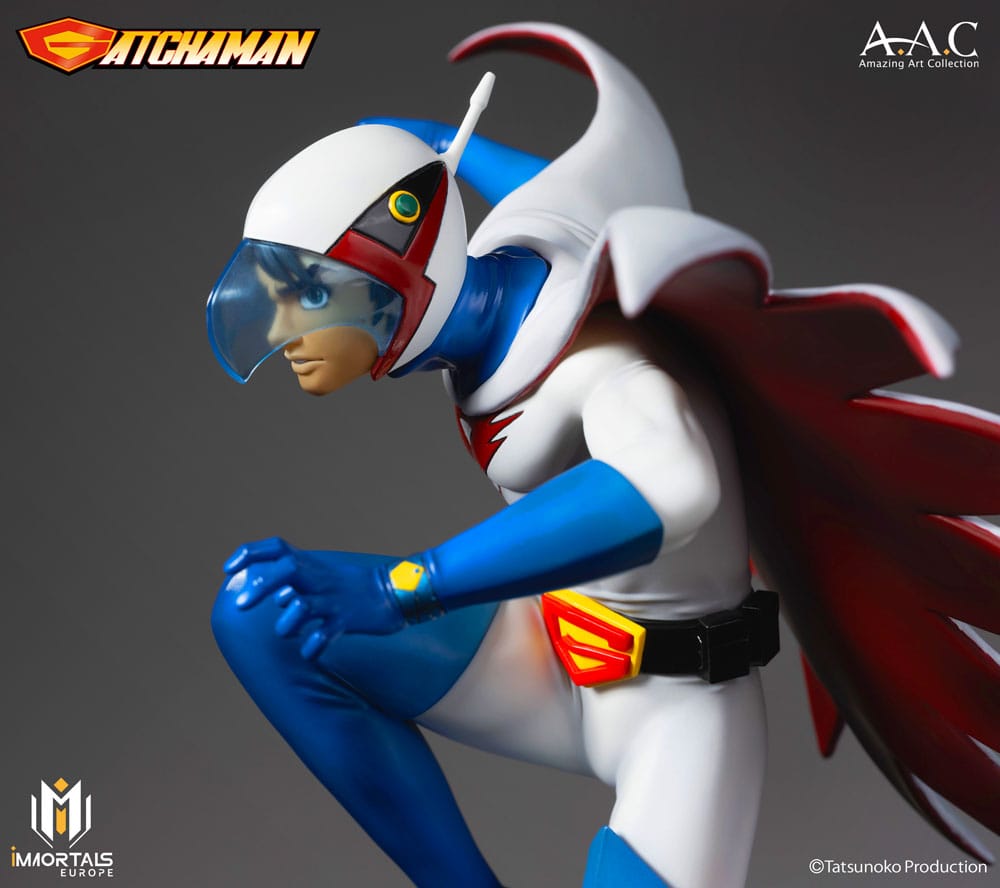 Gatchaman Ken the Eagle, The Leader of the Science Ninja Team 34cm Amazing Art Collection Statue