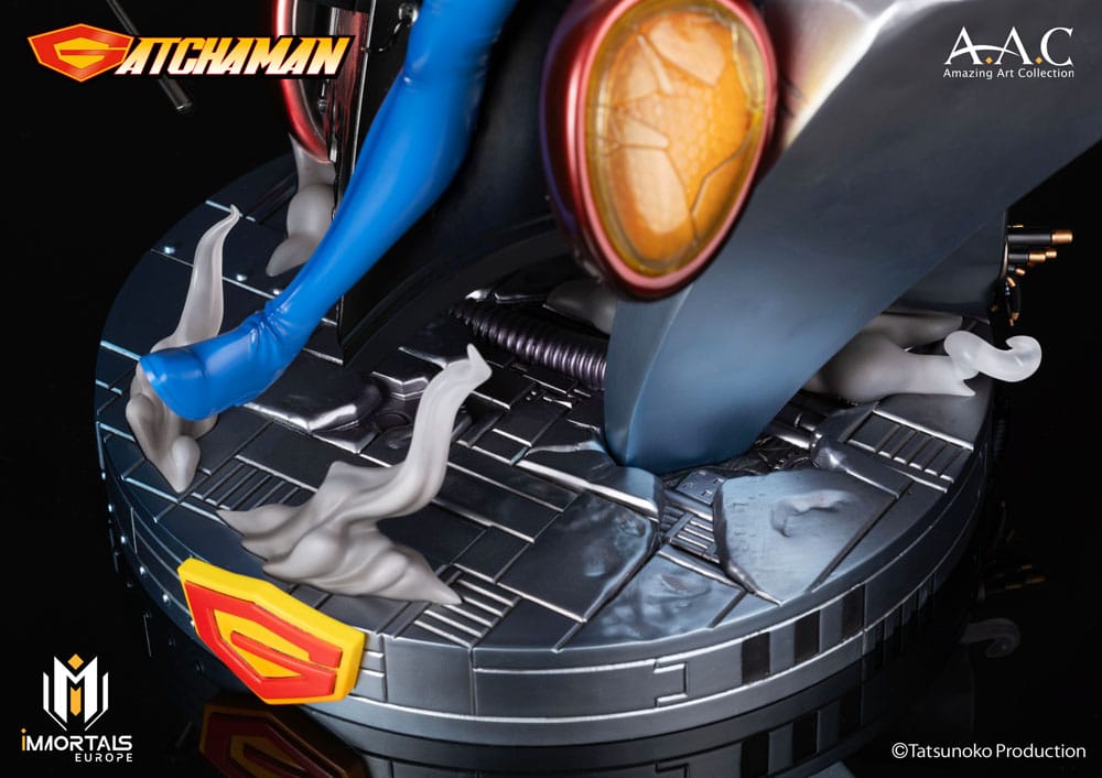 Gatchaman Ken the Eagle, The Leader of the Science Ninja Team 34cm Amazing Art Collection Statue