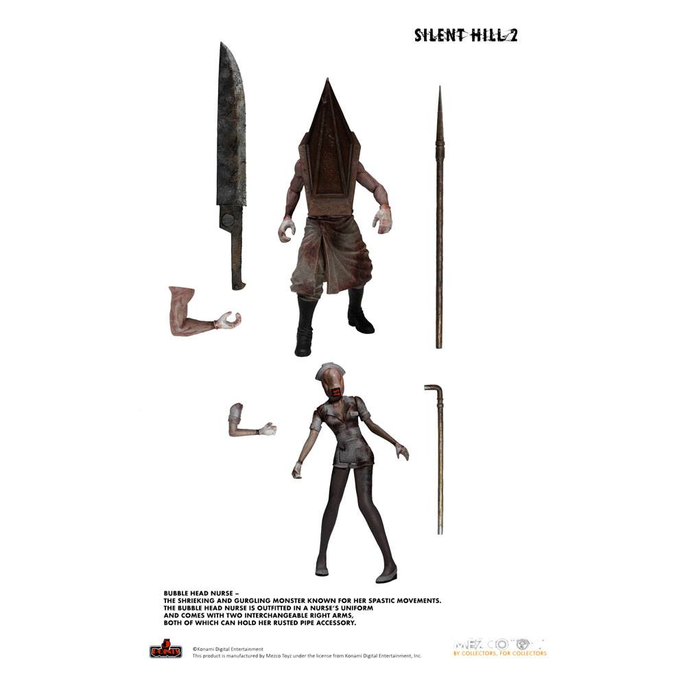 Silent Hill 2 Bubble Head Nurse and Red Pyramid Thing 5 Points Deluxe Boxed Set