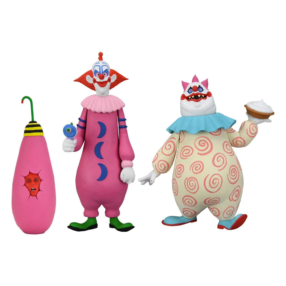 Toony Terrors Killer Klowns from Outer Space Slim & Chubby 6" Action Figures 2 Pack