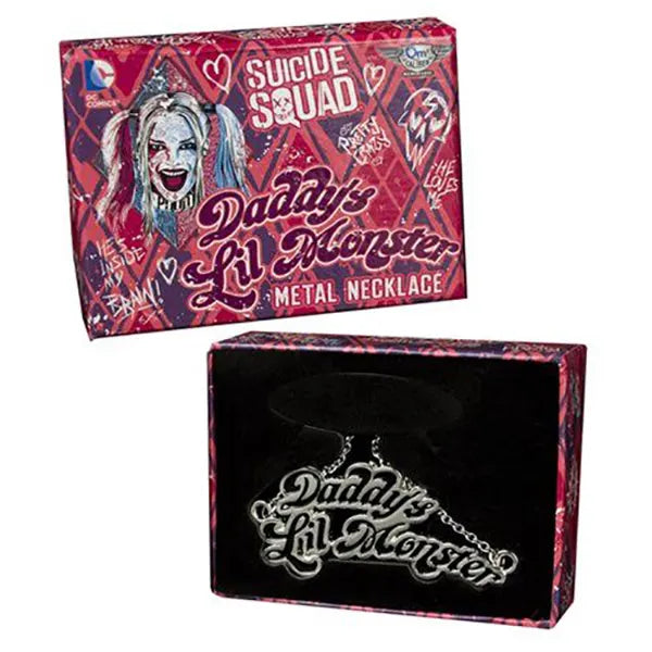 DC Comics Harley Quinn Daddy's Lil' Monster Necklace