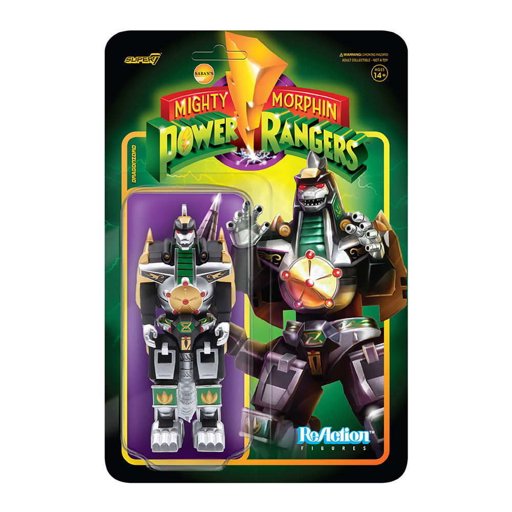 Super7 Mighty Morphin Power Rangers Dragonzord Wave 2 ReAction Figure