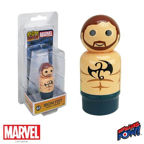 Marvel's Iron Fist 2 Inch Wooden Pin Mate Figure