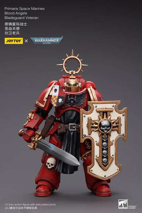 Warhammer 40K Primaris Space Marines Blood Angels Bladeguard Veteran 1/18 Scale Figure