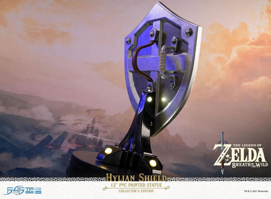 The Legend of Zelda Breath of the Wild Hylian Shield 12" First4Figures Collector's Edition PVC Statue