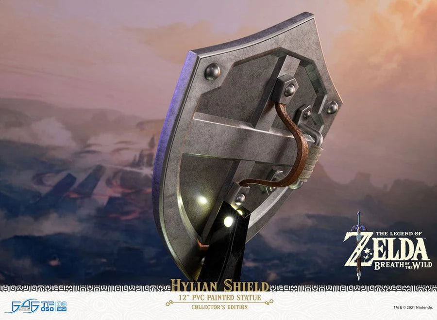 The Legend of Zelda Breath of the Wild Hylian Shield 12" First4Figures Collector's Edition PVC Statue