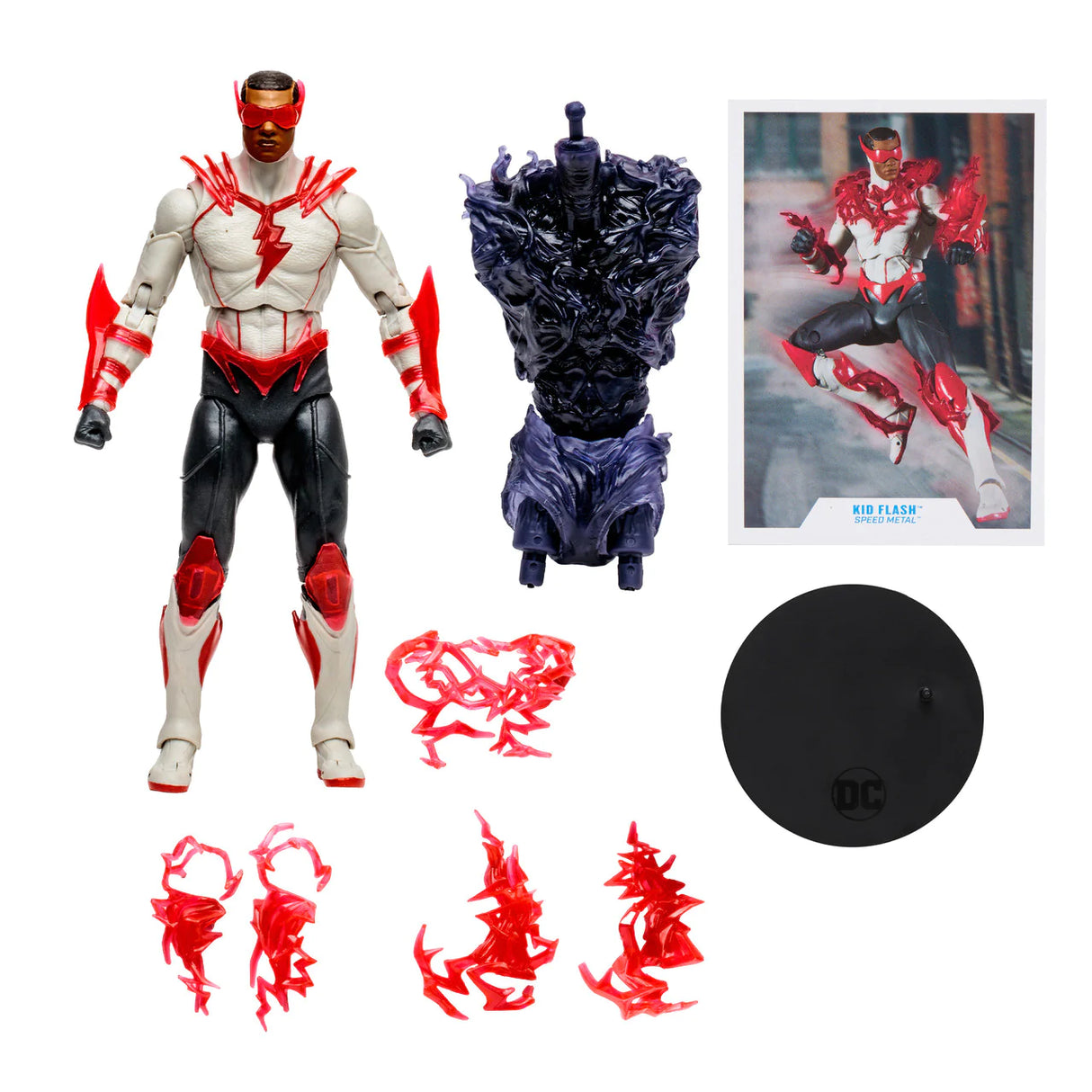DC Comics Speed Metal Kid Flash 7 Inch Collector Build-A Figure