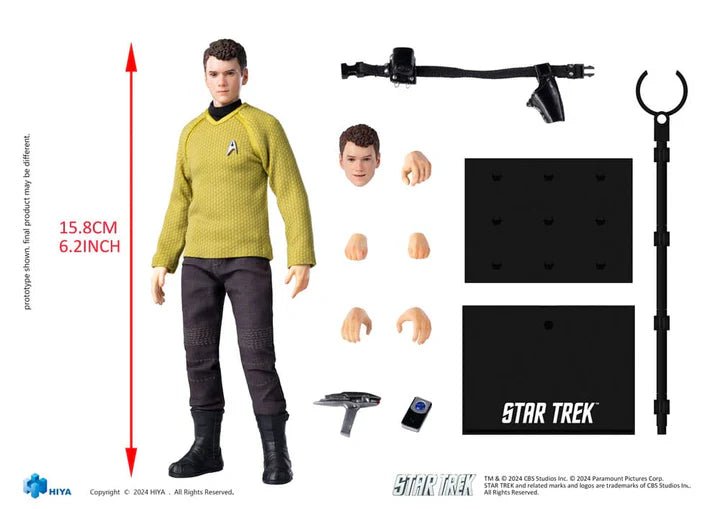 Star Trek 2009 Exquisite Super Series Chekov 1/12 Scale Previews Exclusive Action Figure