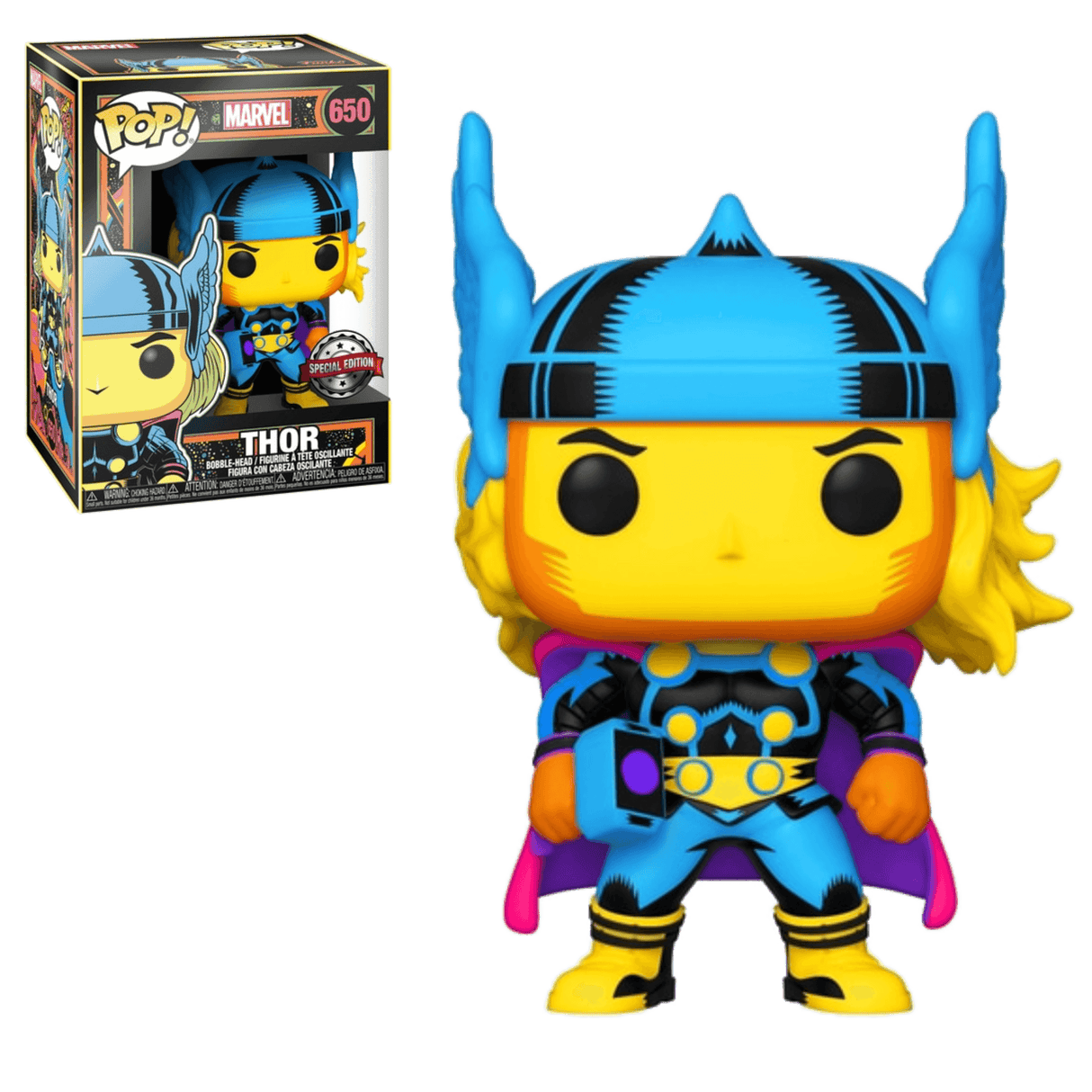 Marvel Thor (Blacklight) Funko Pop! Vinyl Figure #650