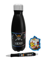 One Piece Water Bottle, Magnet and Pen Gift Set