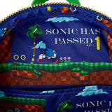 Sonic the Hedgehog Classic Sonic Loungefly Backpack