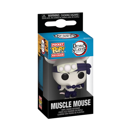 Demon Slayer Muscle Mouse Funko Pocket Pop! Keychain