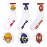 Masters of the Universe Revelation He-Man, Skeletor & Beast Man Set of 3 Socks