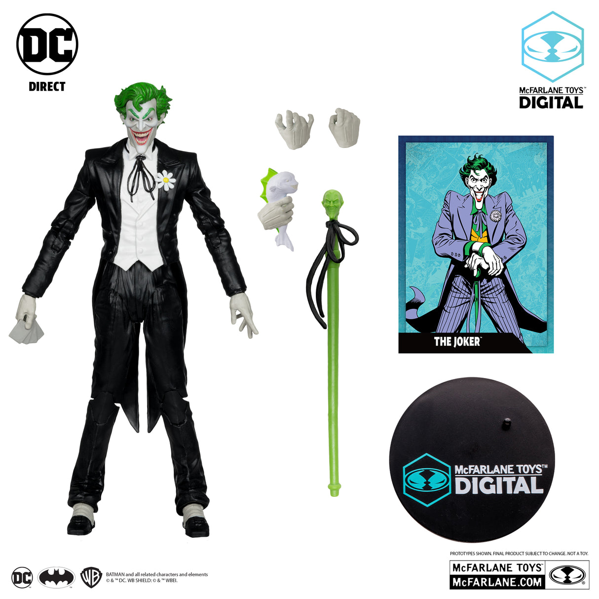 DC Comics The Joker The Silver Age McFarlane Platinum Edition Action Figure