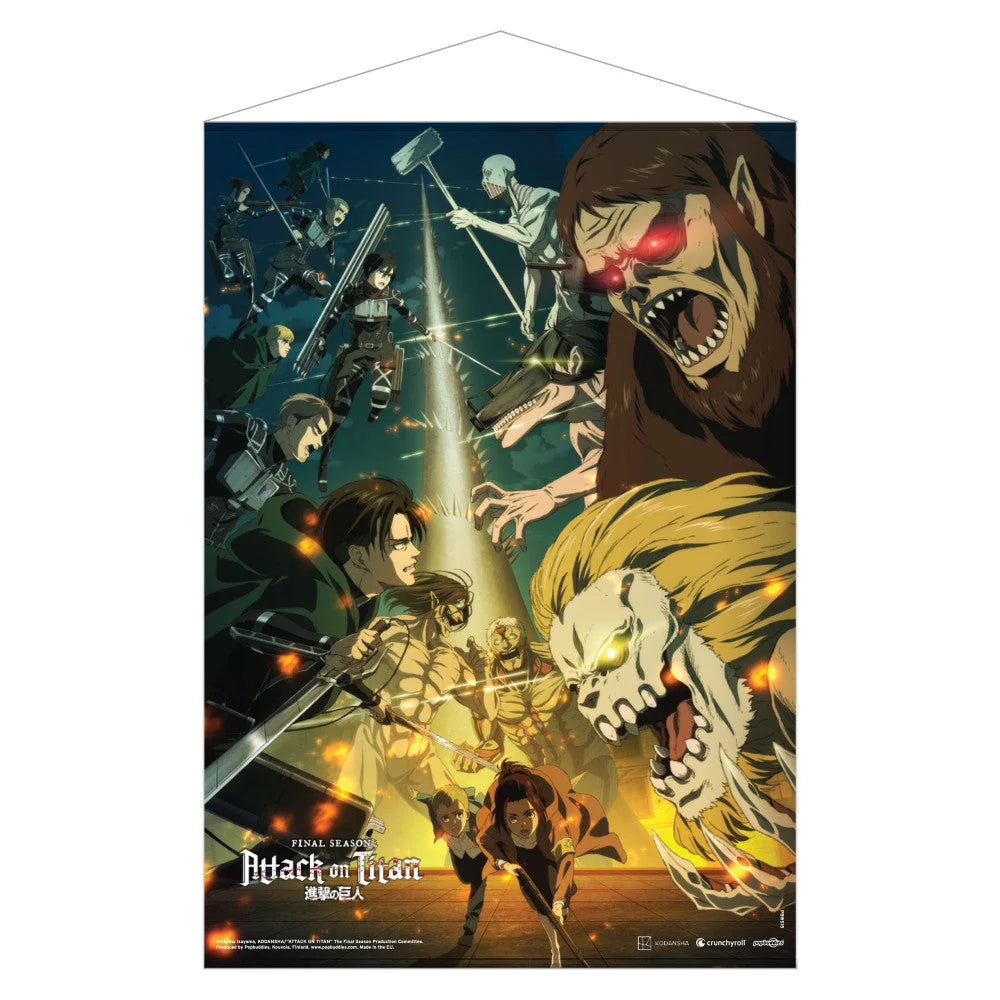 Attack on Titan The Final Season Paradis Island Vs Marley Wallscroll