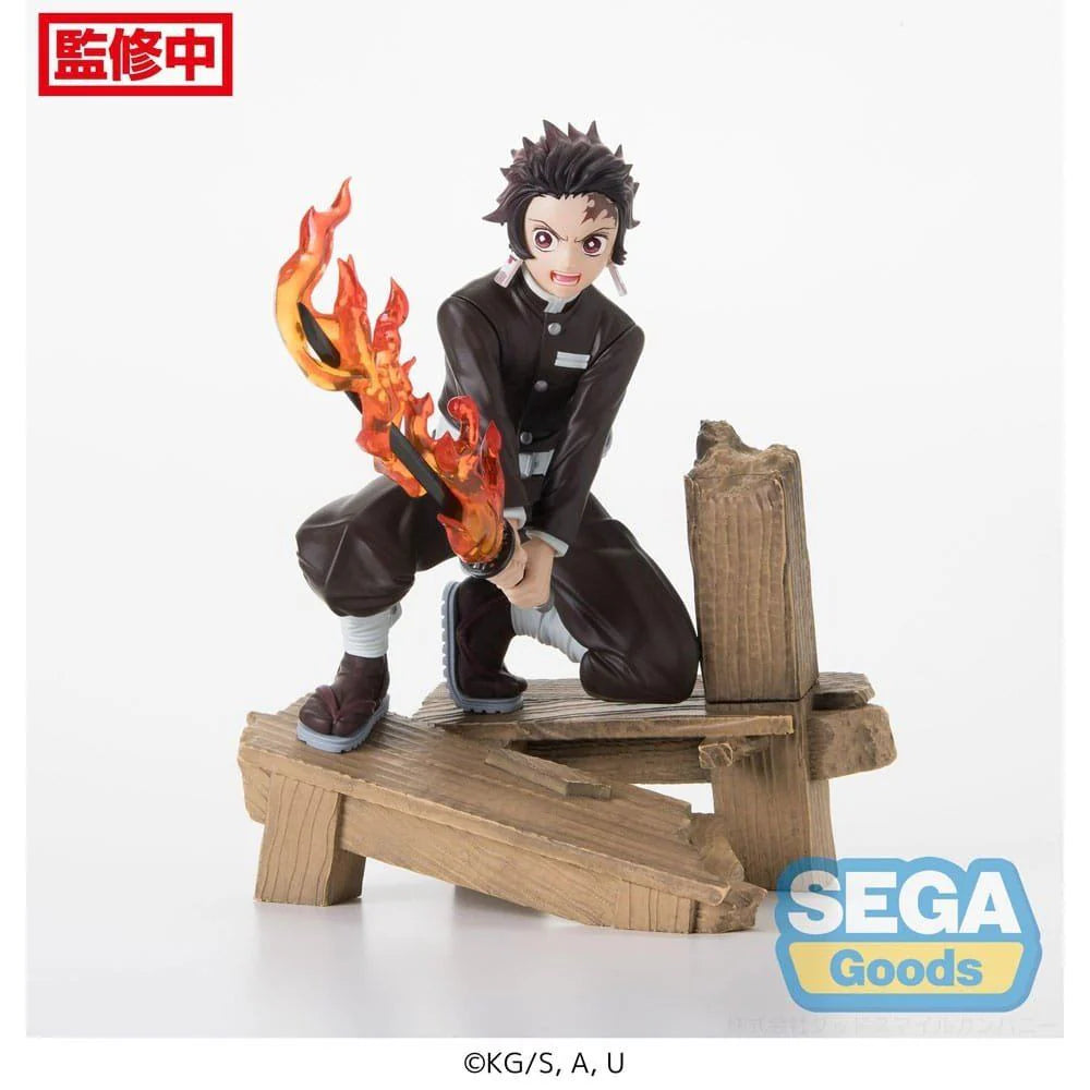 Demon Slayer Tanjiro Kamado Swordsmith Village Arc 12cm Xross Link PVC Statue