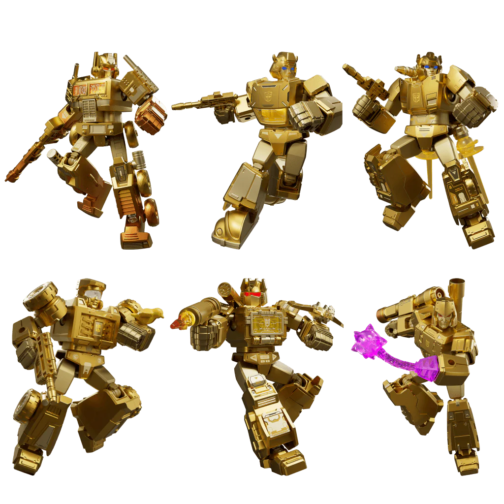Transformers The Golden Lagoon Defence 2025 X Yearly Version 6-Pack Figure Model Kit
