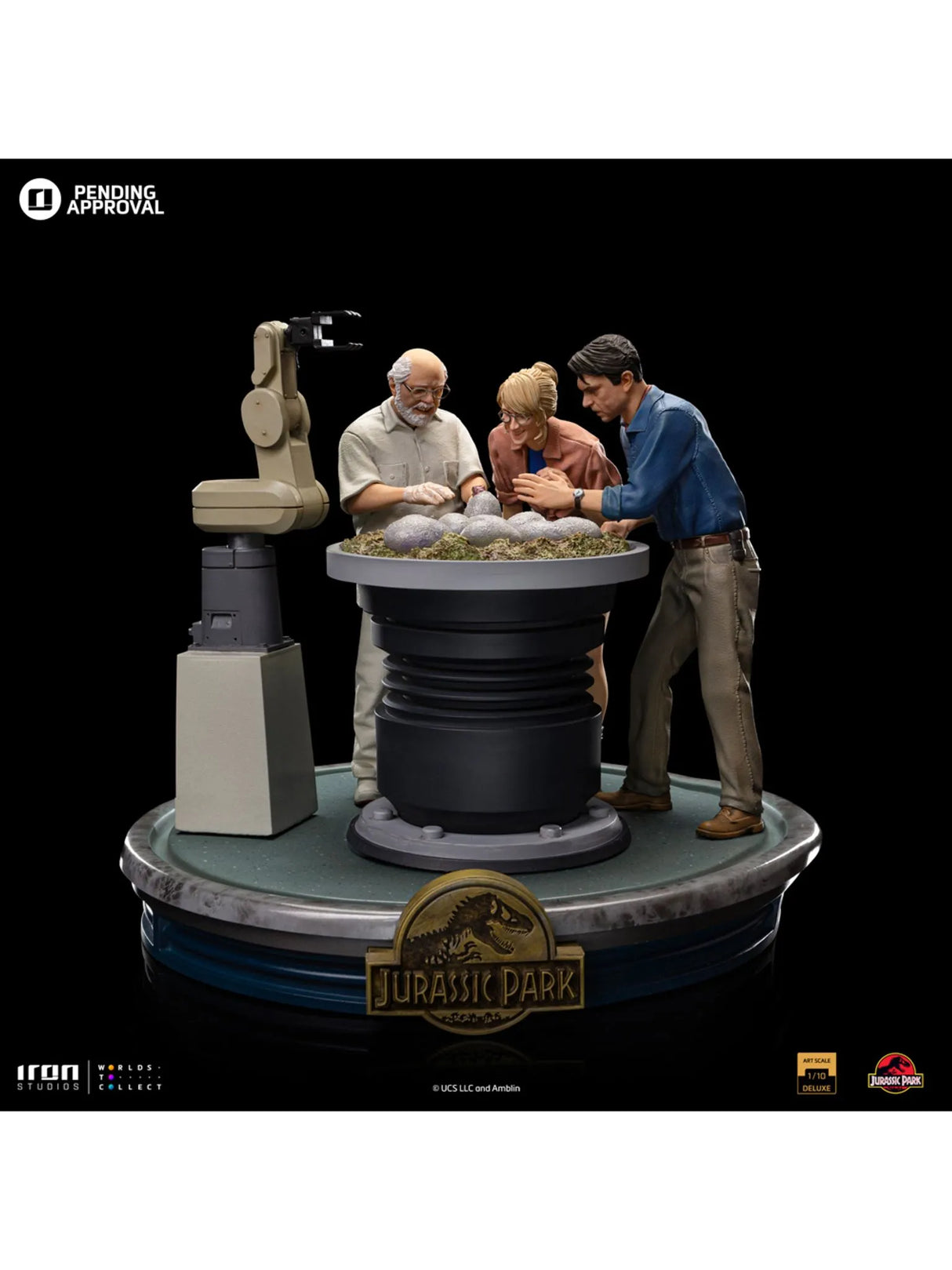 Jurassic Park Dino Hatching Deluxe 1/10 Scale Statue