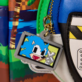 Sonic the Hedgehog Classic Sonic Loungefly Backpack