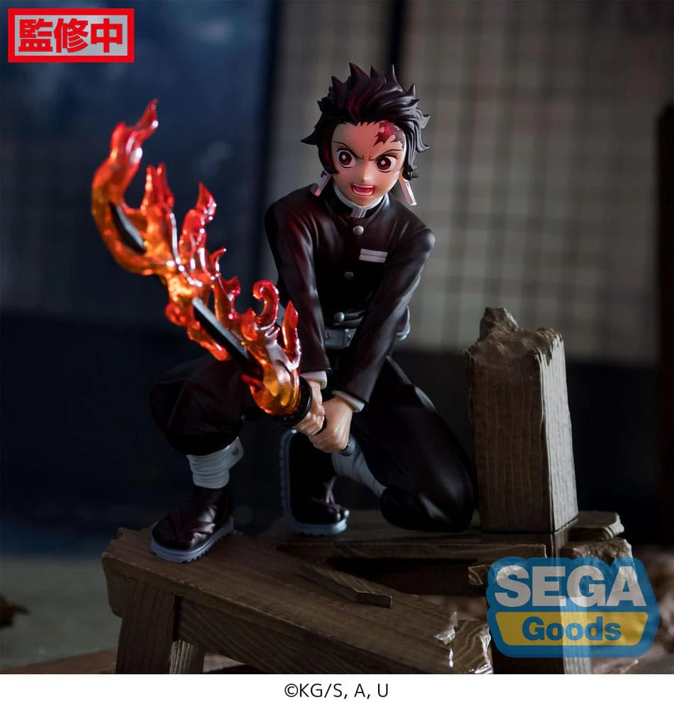Demon Slayer Tanjiro Kamado Swordsmith Village Arc 12cm Xross Link PVC Statue