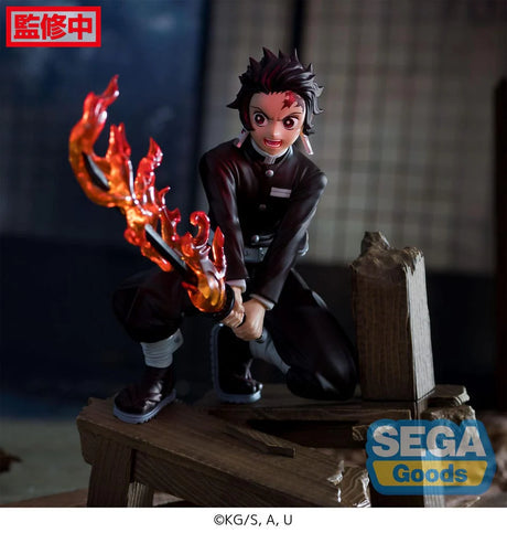 Demon Slayer Tanjiro Kamado Swordsmith Village Arc 12cm Xross Link PVC Statue