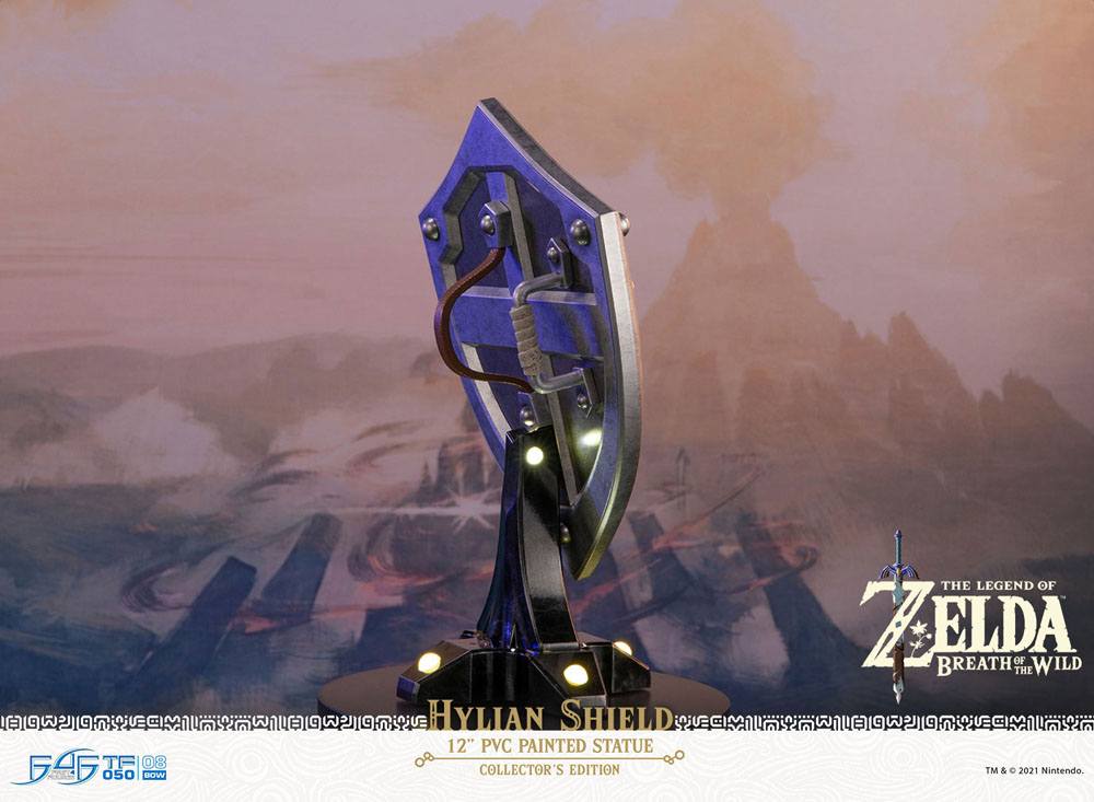 The Legend of Zelda Breath of the Wild Hylian Shield 12" First4Figures Collector's Edition PVC Statue