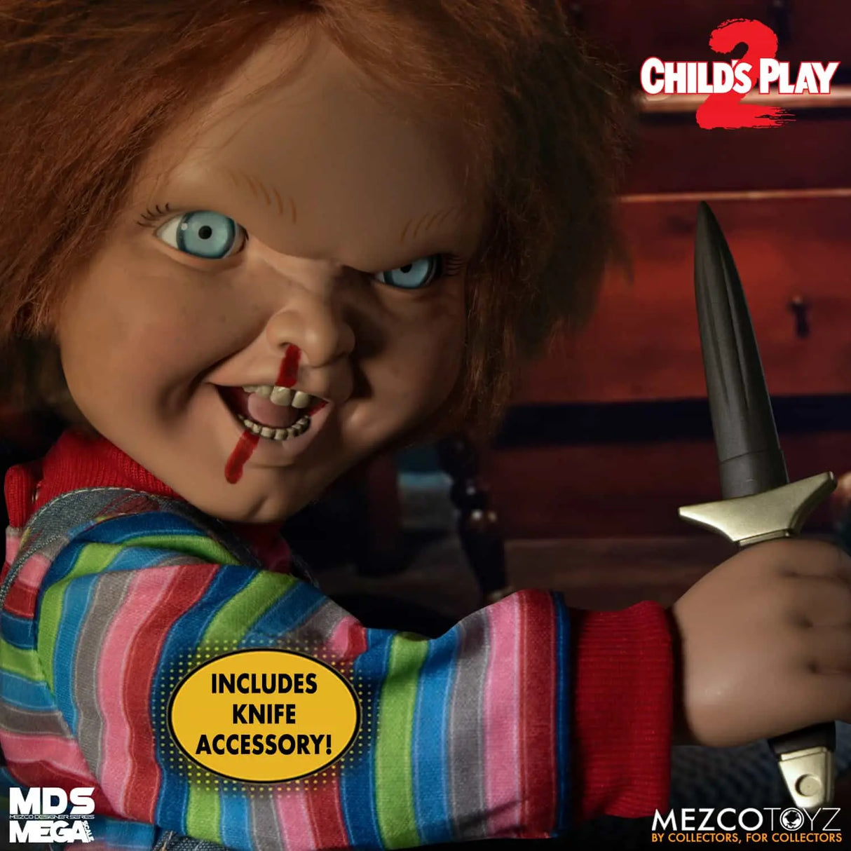 Chucky Menacing 15" MDS Mega Scale Figure With Sound