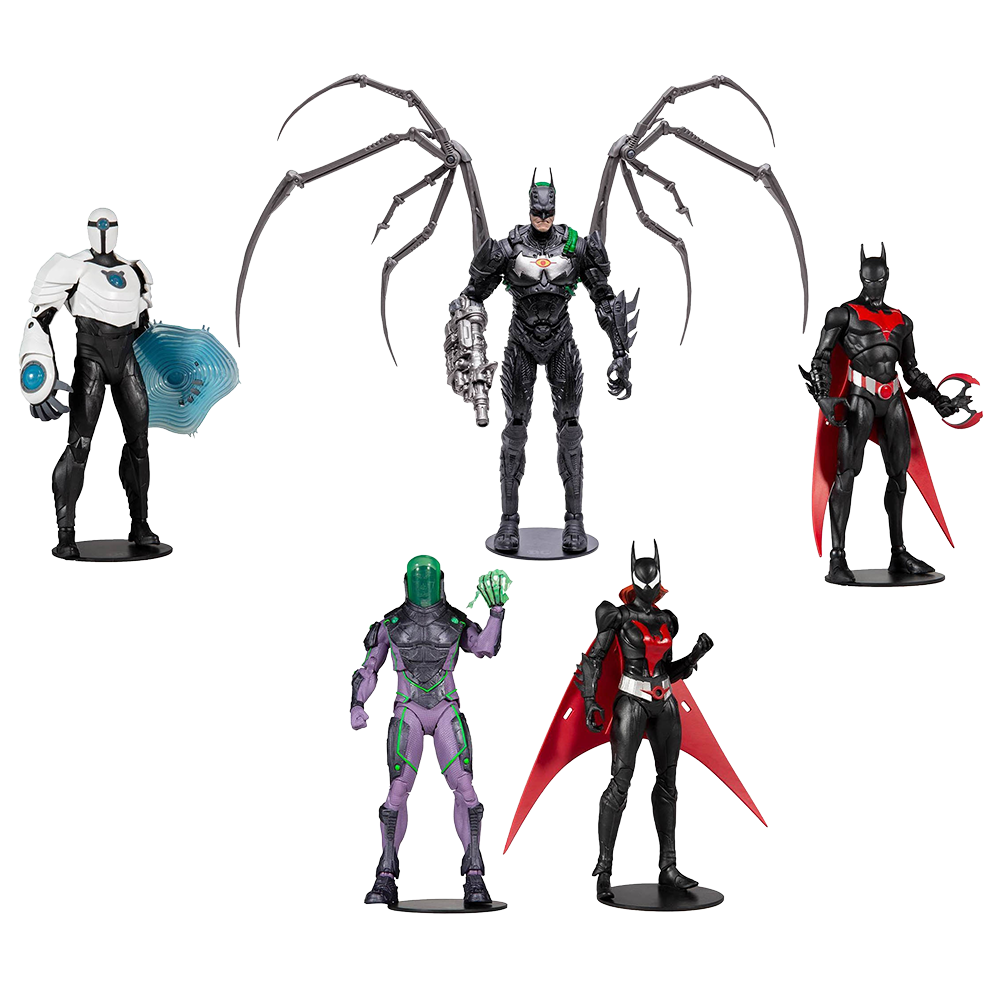 DC Collector Multiverse: Batman Beyond Build-A 7 Inch Figure 5-Pack