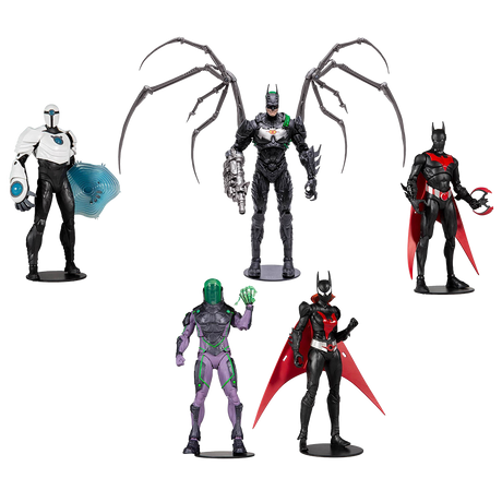 DC Collector Multiverse: Batman Beyond Build-A 7 Inch Figure 5-Pack