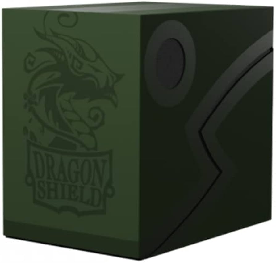 Dragon Shield - Double Shell Trading Card Deck Box (Forest Green/Black)