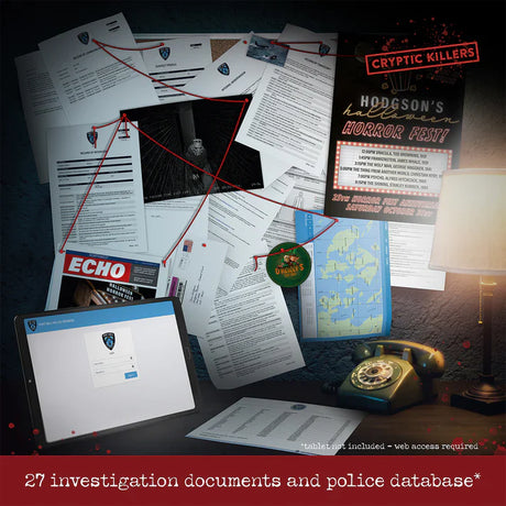 Murder At The Movie Theater Case File Evidence Bag Cryptic Killers