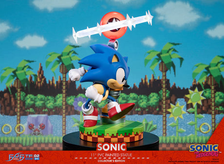 Sonic the Hedgehog Classic Sonic 11" First4Figures Collector's Edition PVC Statue