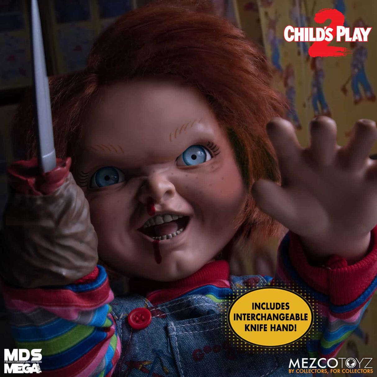 Chucky Menacing 15" MDS Mega Scale Figure With Sound