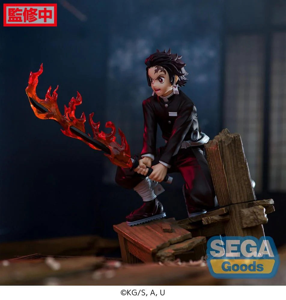 Demon Slayer Tanjiro Kamado Swordsmith Village Arc 12cm Xross Link PVC Statue