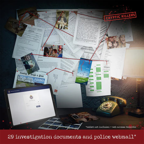 Murder Of A Millionaire Case File Evidence Bag Cryptic Killers