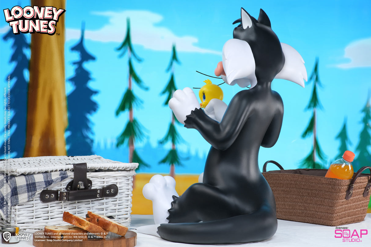 Looney Tunes Sylvester and Tweety Sweet Pairing 26" Jumbo Statue