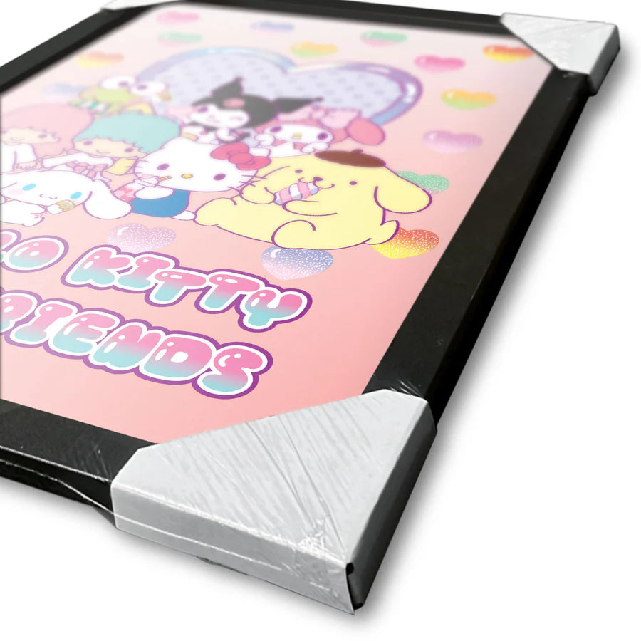 Hello Kitty and Friends Sweets Framed Collector Print
