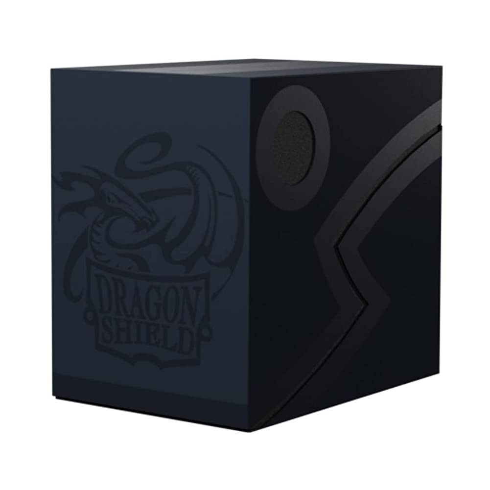 Dragon Shield - Double Shell Trading Card Deck Box (Midnight Blue/Black)