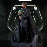 Star Wars Premier Collection Mandalorian Luke & Grogu Statue